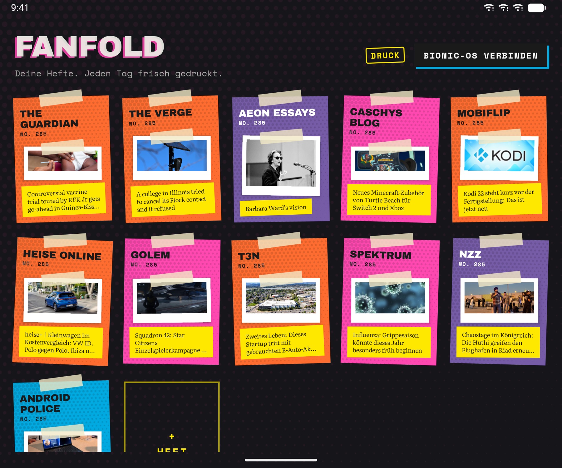 Fanfold