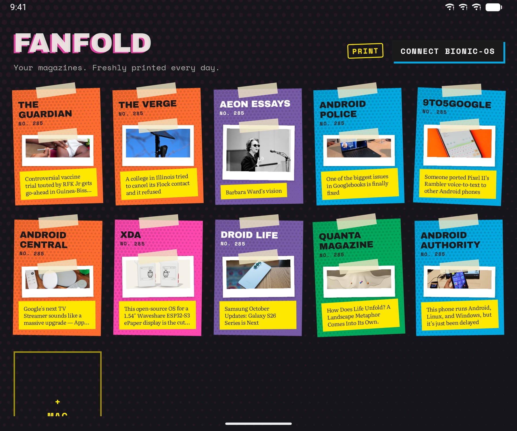 Fanfold