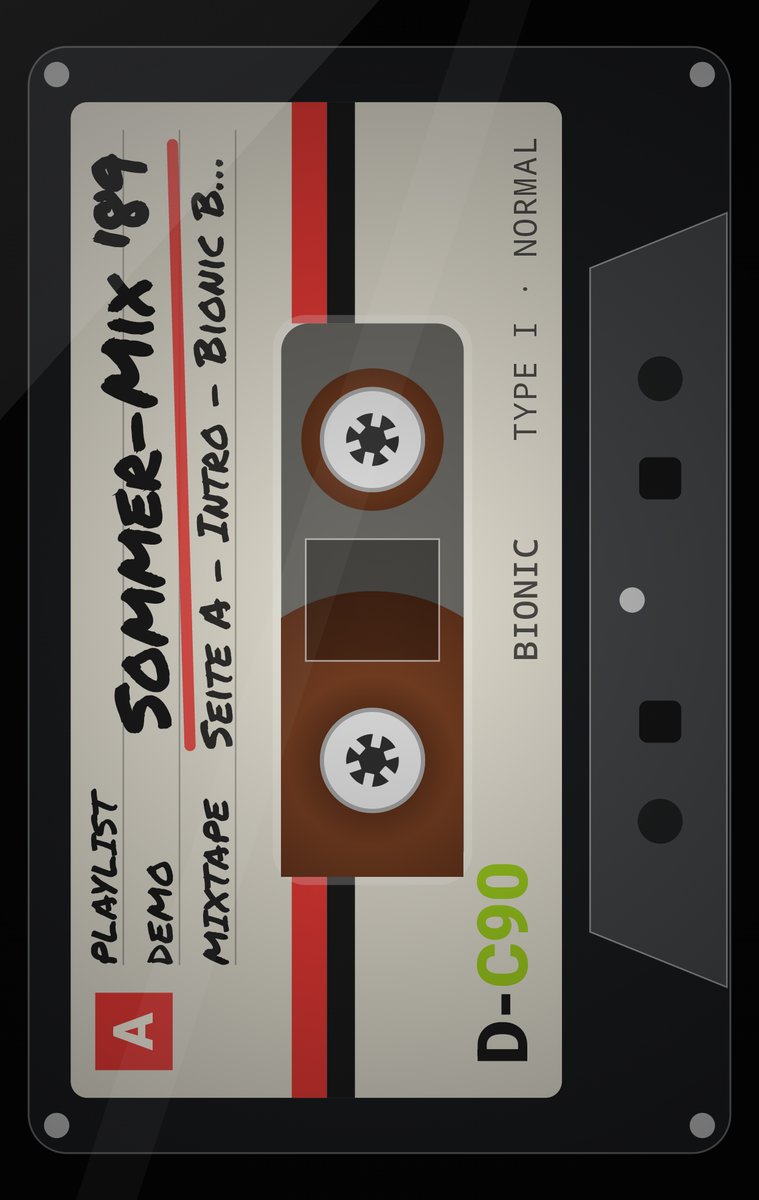 Vollbild: nur die laufende Kassette
